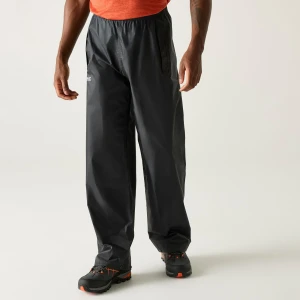 Regatta   Spodnie męskie wierzchnie wodoodporne Stormbreak Czarny, Rozmiar: