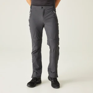 Regatta Regatta Spodnie męskie z odpinanymi nogawkami Mountain Zip Off Szary, Rozmiar: EU58 | Krótkie