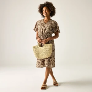 Regatta Regatta Sukienka damska Elona Brązowy, Rozmiar: