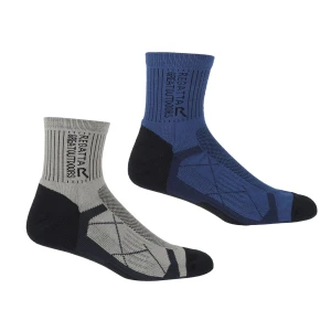 Regatta   Skarpety męskie Outdoor Active 2-pak Niebieski, Rozmiar: