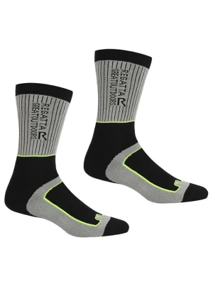 Regatta Skarpety turystyczne "Samaris 2" w kolorze szaro-czarnym rozmiar: 43-47