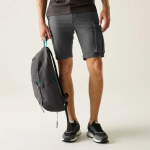 Regatta   Spodenki męskie Bendrick Szary, Rozmiar: