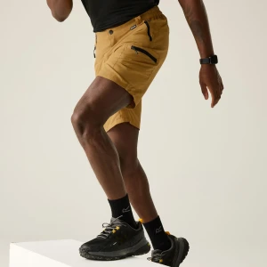 Regatta   Spodenki męskie trekkingowe Leesville III Brązowy, Rozmiar: