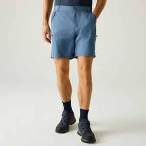 Regatta   Spodenki męskie trekkingowe Leesville III Niebieski, Rozmiar: