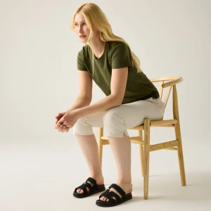 Regatta   Spodnie damskie capri Bayletta Biały, Rozmiar: