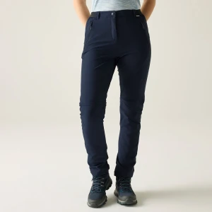 Regatta   Spodnie damskie z odpinanymi nogawkami Travel Light II Zip Off Packaway przeciw insektom Niebieski, Rozmiar: