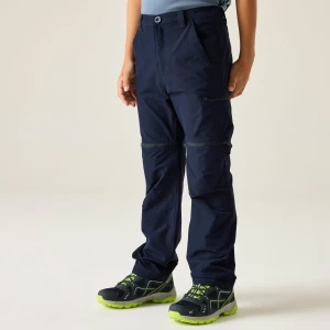 Regatta   Spodnie dziecięce z odpinanymi nogawkami Jnr Highton Z/O Niebieski, Rozmiar: