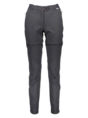 Regatta Spodnie funkcyjne Zipp-Off "Mountain" w kolorze antracytowym rozmiar: 36