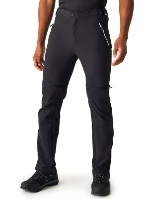 Regatta Spodnie funkcyjne Zipp-Off "Mountain" w kolorze czarnym rozmiar: 52