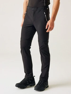 Regatta Spodnie funkcyjne Zipp-Off "Mountain ZOT" w kolorze czarnym rozmiar: 50