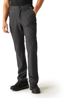 Regatta Spodnie funkcyjne Zipp-Off "Travel Light" w kolorze antracytowym rozmiar: XL