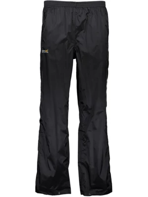 Regatta Spodnie przeciwdeszczowe "Pack It" w kolorze czarnym rozmiar: M