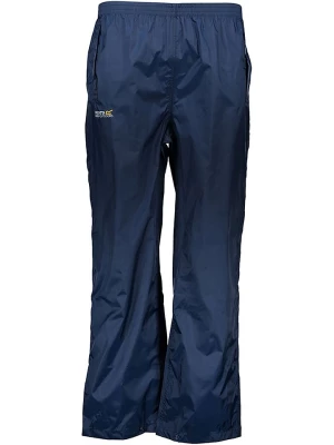 Regatta Spodnie przeciwdeszczowe "Pack It" w kolorze granatowym rozmiar: M