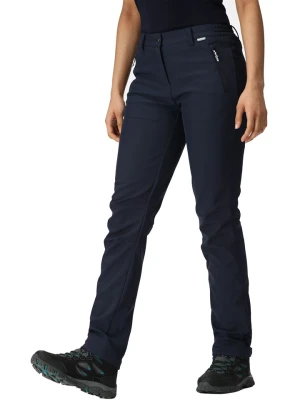 Regatta Spodnie softshellowe "Geo" w kolorze granatowym rozmiar: 40