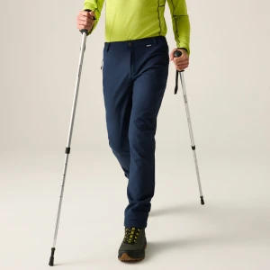 Regatta Spodnie trekkingowe męskie Geo Softshell Niebieski, Rozmiar: EU60 | Krótkie