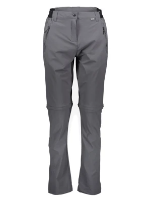 Regatta Spodnie trekkingowe Zipp-Off "Travel Light II Zip Off Packaway" w kolorze szarym rozmiar: 34