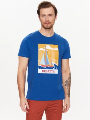 Regatta T-Shirt Cline VII RMT263 Niebieski Regular Fit