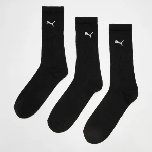 PUMA 3 PACK - Regular Cushioned Crew Socks uniseks Skarpety czarny rozmiar Odzież