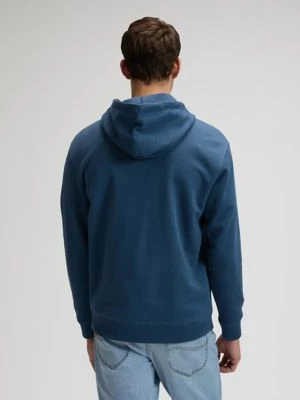 Regular Essential Lee Full Zip Hoodie Academy Blue Size