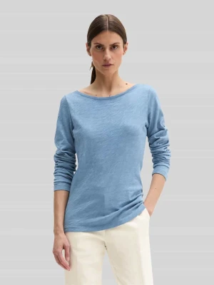 Regular Fit koszulka z długim rękawem z czystej bawełny Marc O'Polo