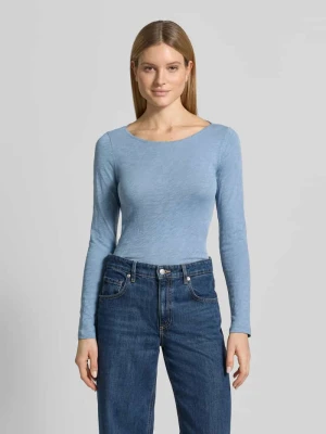 Regular Fit koszulka z długim rękawem z czystej bawełny Marc O'Polo