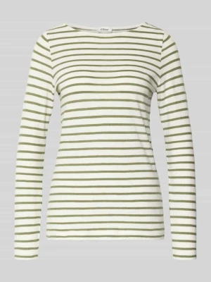 Regular Fit koszulka z długim rękawem z czystej bawełny s.Oliver RED LABEL