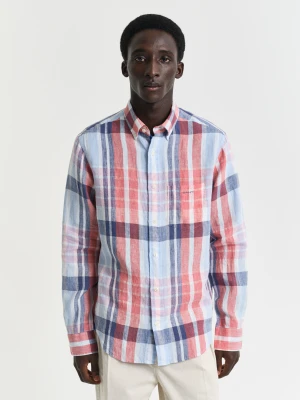 Regular Fit Linen Madras Shirt GANT