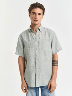 Regular Fit Short Sleeve Linen Shirt GANT