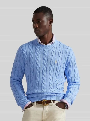 Regular Fit sweter dzianinowy z czystej bawełny Polo Ralph Lauren