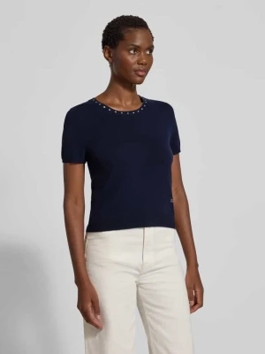 Regular Fit sweter dzianinowy z domieszką wełny i kaszmiru Oui