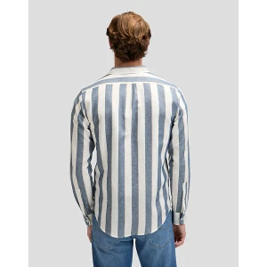 Regular Lee Shirt Academy Blue Stripe Size