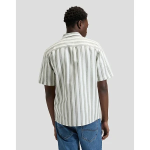 Regular Lee Shirt Lichen Cove Stripe Size