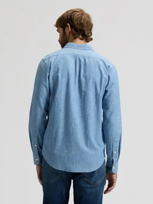 Regular Lee Shirt Light Chambray Size