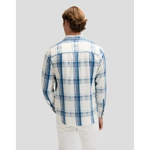 Regular Leesure Shirt Deep Sea Plaid Size