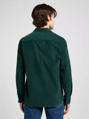 Regular Leesure Shirt Jade Forest Size