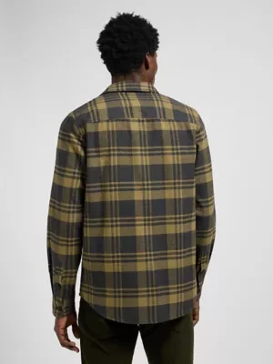Regular Leesure Shirt Moss Garden Jaspe Size
