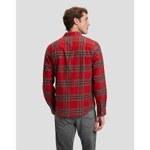 Regular Leesure Shirt Red Tartan
