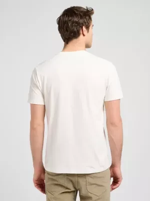 Regular Medium Wobbly Lee Tee Ecru Size