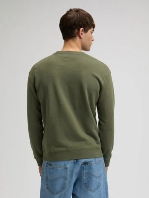 Regular Wobbly Lee Sweatshirt Lichen Olive Size