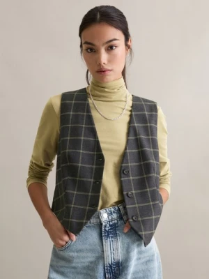 Regularna kamizelka w kratę Marc O'Polo