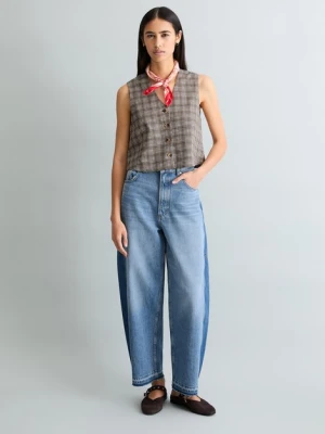 Regularna kamizelka w kratę Marc O'Polo