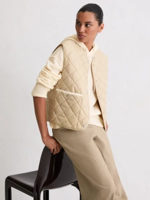 Regularna pikowana kamizelka bez kołnierza Marc O'Polo