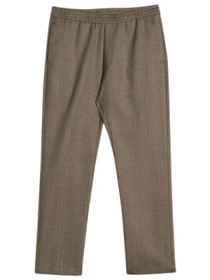 Regularne spodnie z elastycznym pasem w kratę Prince of Wales Barena Venezia