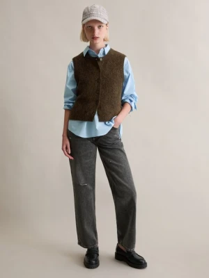 Regularny kardigan bez rękawów Marc O'Polo