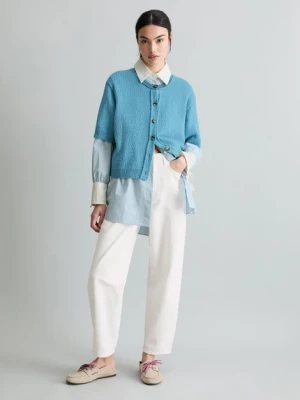 Regularny kardigan z krótkim rękawem Marc O'Polo