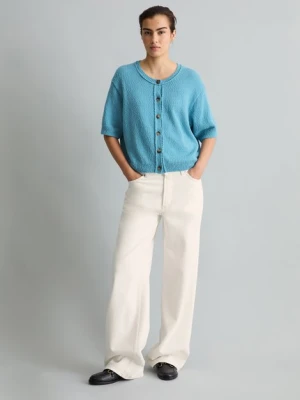 Regularny kardigan z krótkim rękawem Marc O'Polo