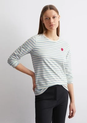 Regularny longsleeve w paski Marc O'Polo