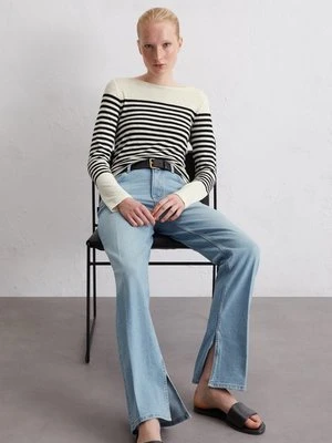 Regularny longsleeve w paski Marc O'Polo