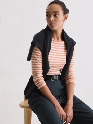 Regularny longsleeve w paski Marc O'Polo