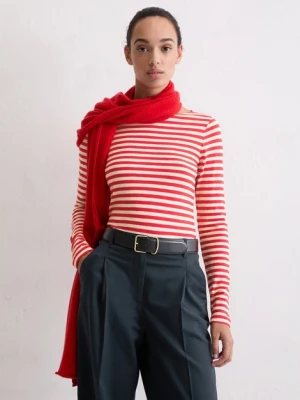 Regularny longsleeve w paski Marc O'Polo
